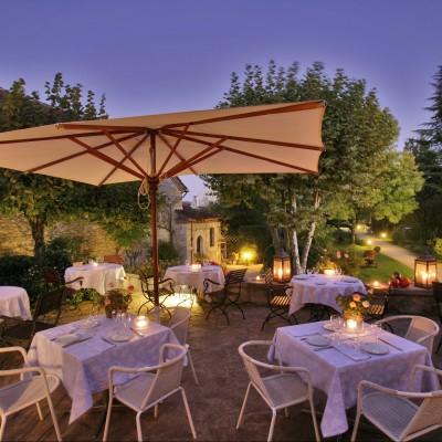 Restaurant and garden