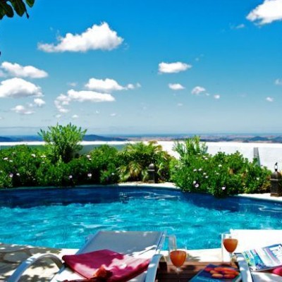 Pool and view from La Vista de Medina